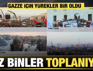 Yüzbinler Gazze için yürüyor! İşte alana giriş ve ulaşım ayrıntıları