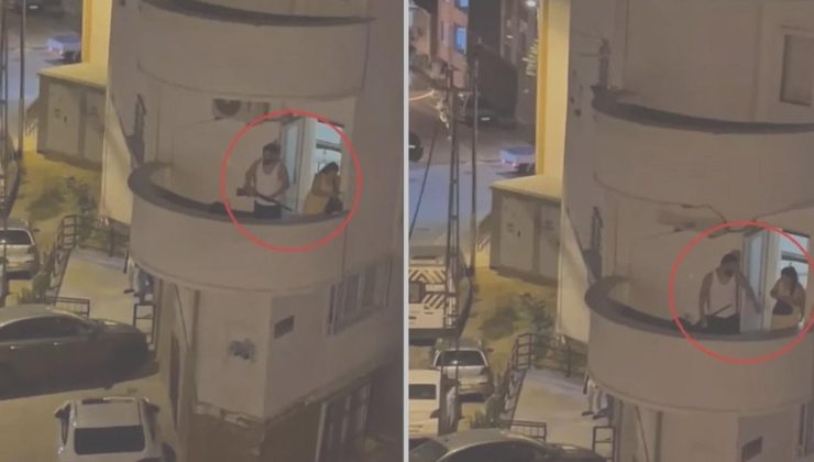 Esenyurt’ta balkonda çıplak şekilde dolaşan birinin komşuları tehdit girişimi