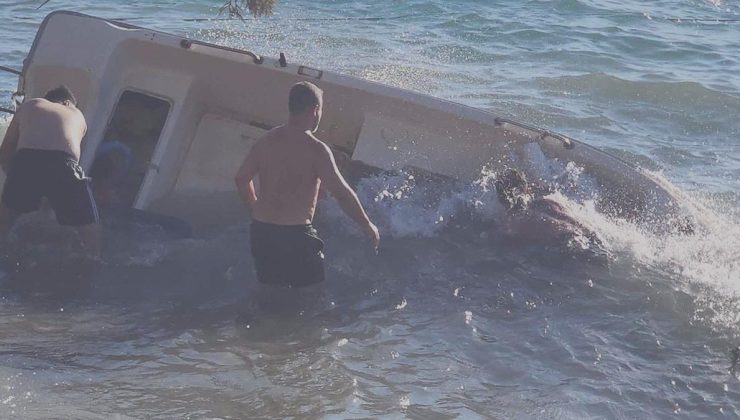 Bodrum’da fırtına kabusu: Kayıklar battı, feribot seferleri iptal edildi