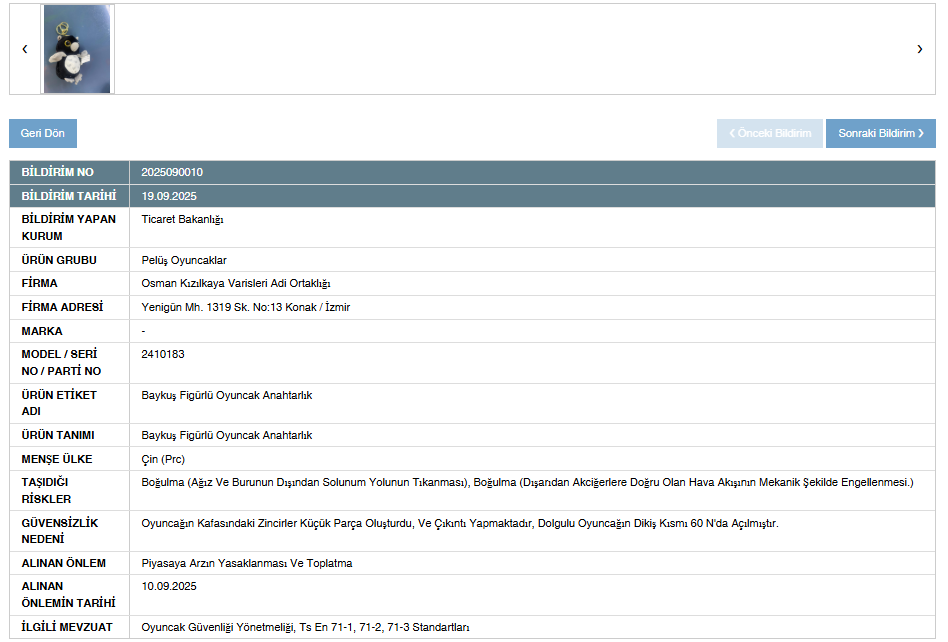 Boğulma riski taşıyan oyuncağı bakanlık yasakladı