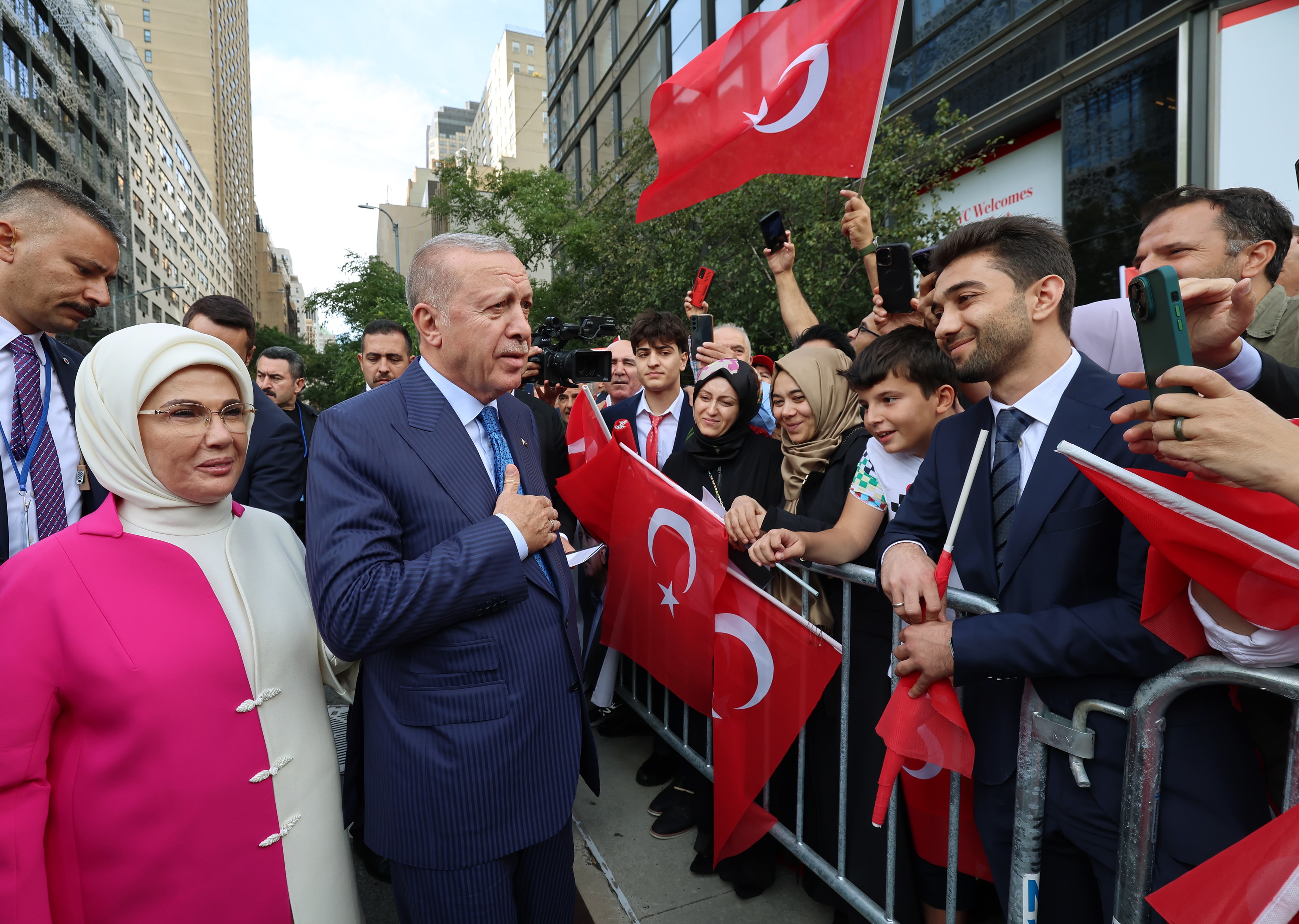 Erdoğan, BM Genel Konseyi'ne katılmak için ABD'de