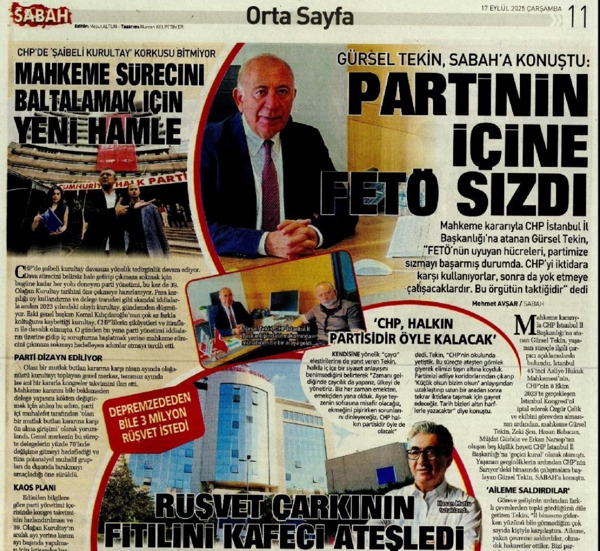 Gürsel Tekin CHP'ye FETÖ sızdı dedi mi? Sözleri reaksiyon çekince 'mülakat yok' dedi lakin reddetmedi