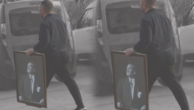 Herkes onun kıssasını konuşuyor: Atatürk tablolu fotoğrafı gündem olmuştu