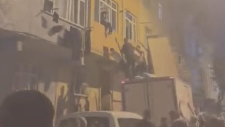 İstanbul’da 5 katlı binada yangın: 3 kişi mahsur kaldı
