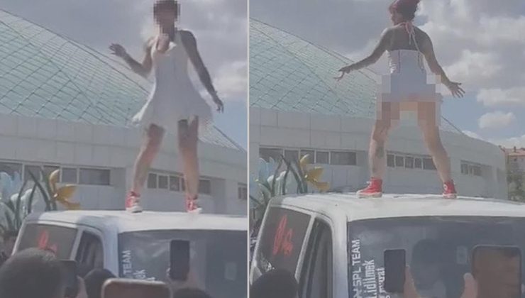 Otomobil fuarındaki dans ortalığı karıştırdı: Valilik soruşturma başlattı