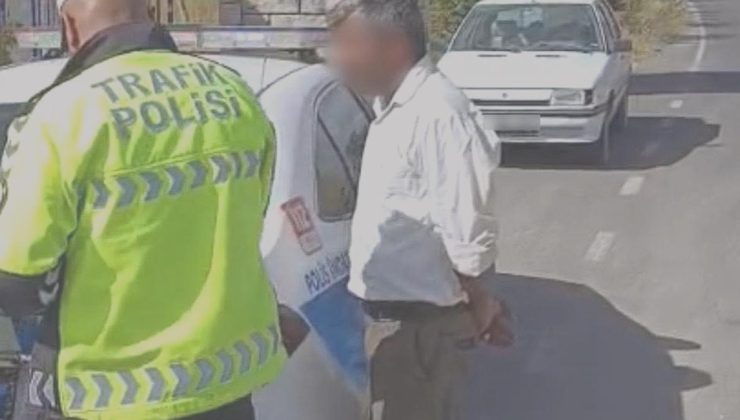 Zıt istikamete girdi, binlerce liralık cezayı yedi