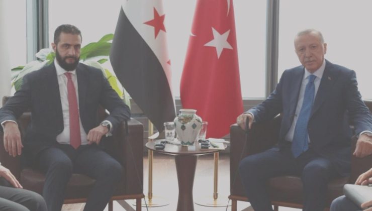 Erdoğan ile Şara ABD’de bir ortaya geldi