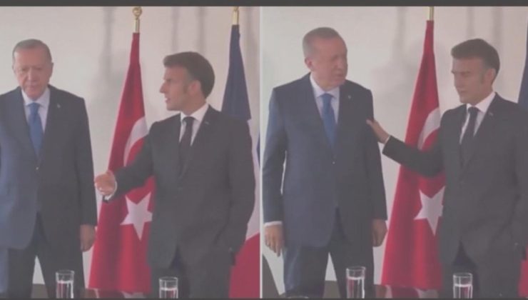 Erdoğan- Macron doruğunda bu kare gözden kaçtı!