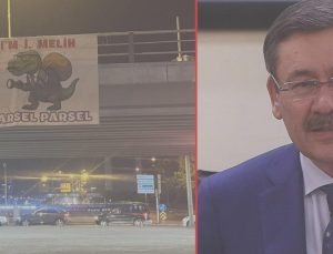Melih Gökçek’e bir pankart şoku daha