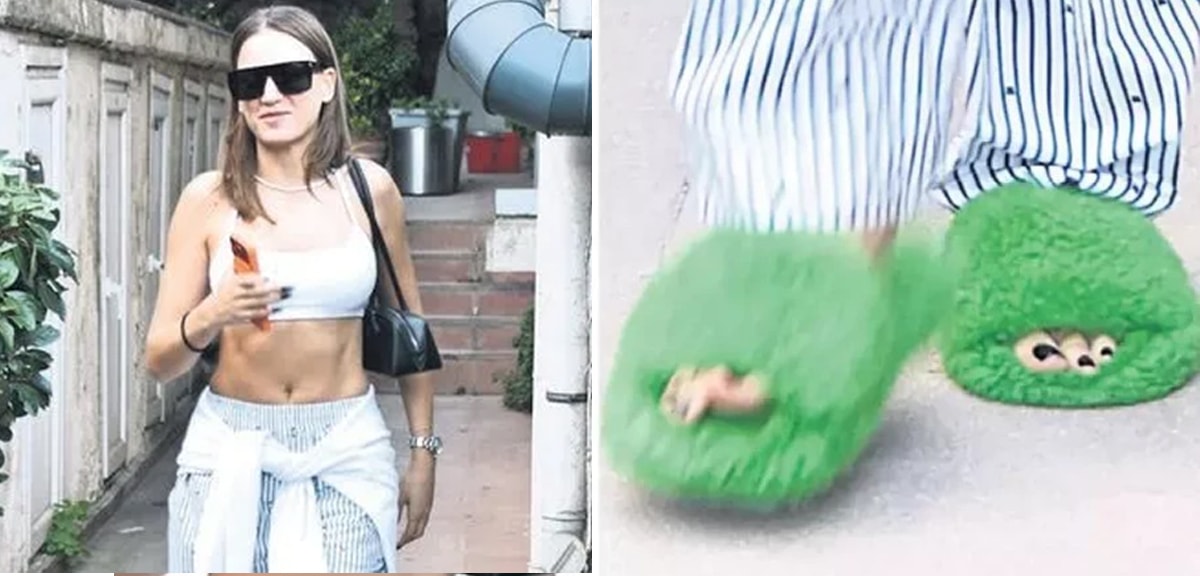 Serenay Sarıkaya'nın terlikleri 50 bin lira