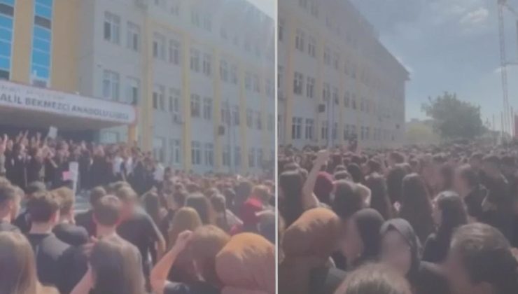 Tacizden açığa alınan öğretmen geri döndü: Öğrenciler isyan etti!